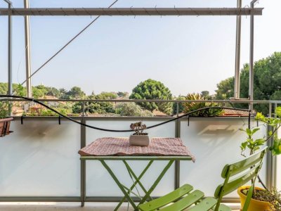 Casa ristrutturata affacciata su Garbatella storica