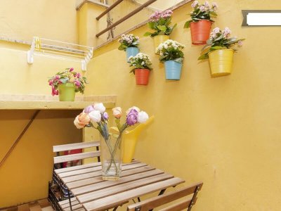 TERMINI BLUE STUDIO WITH OUTDOOR PATIO - near Metro and Station