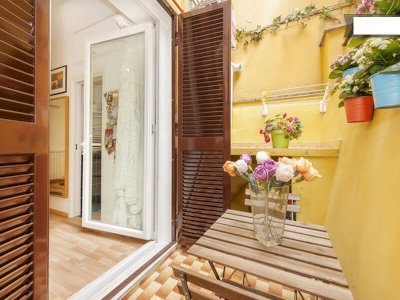 TERMINI BLUE STUDIO WITH OUTDOOR PATIO - near Metro and Station